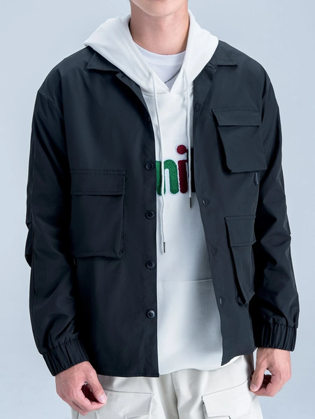 Navy Blue Utility Jacket